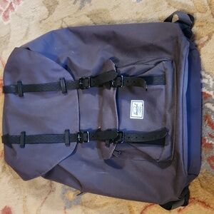 HERSCHEL SUPPLY CO. Little America Backpack in Dark Shadow, Black, and Black Rub